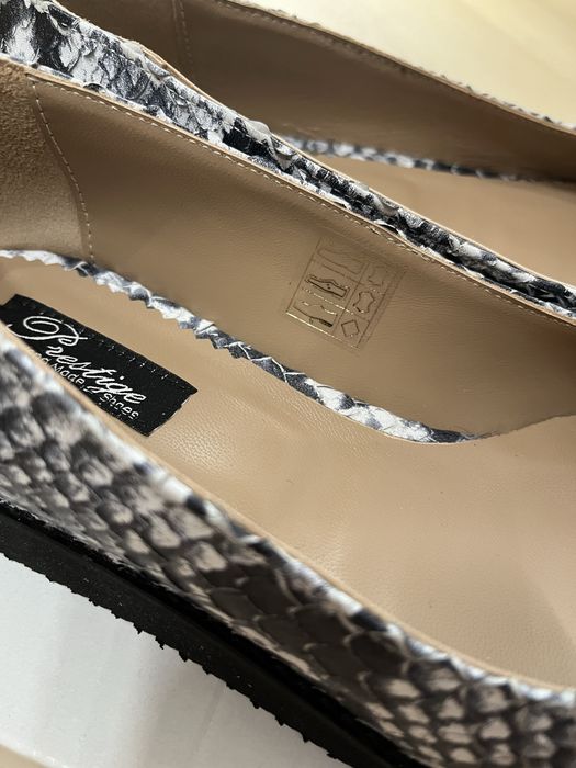 Balerini dama 37-37,5 NOI din piele