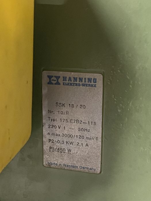 Polizor de banc cu tocila Hanning