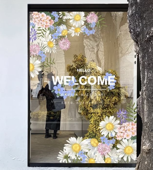 Наклейки для окна