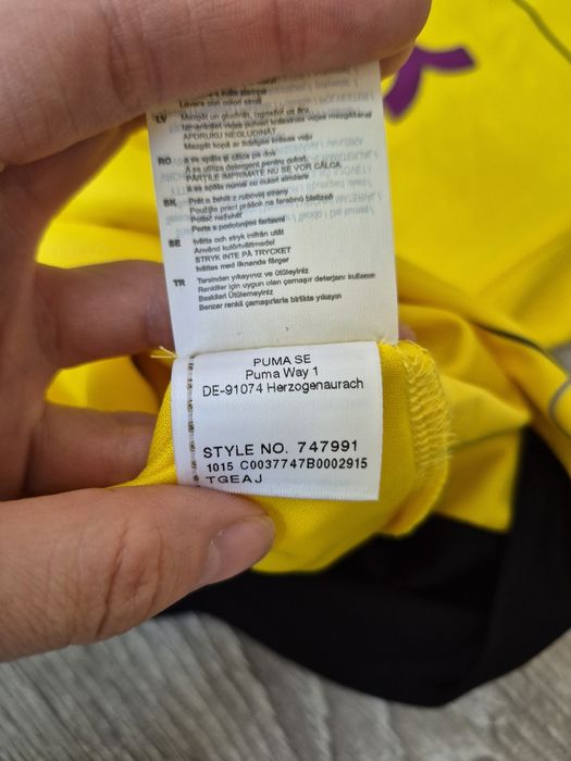 НОВА оригинална тениска Puma Borussia Dortmund (BVB) - Размер L