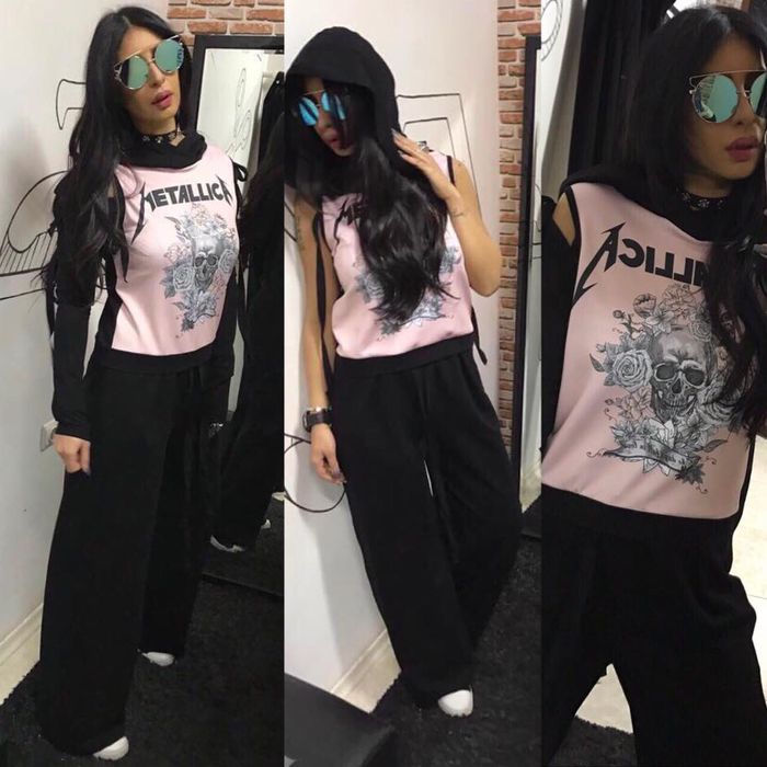 Nikole collection спортен ежедневен сет с апликация