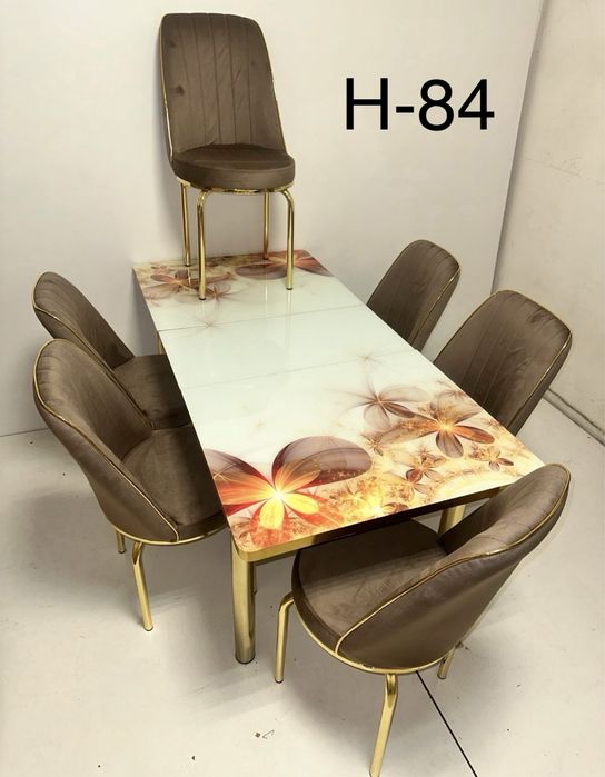 Маса ТРАПЕЗНА и 6 стола