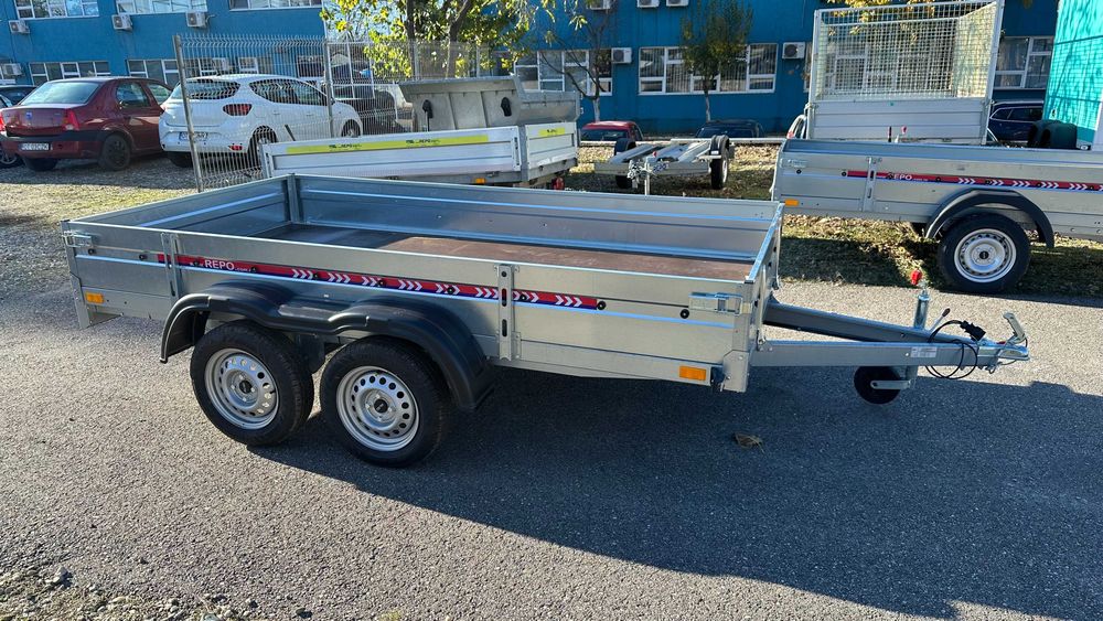 Remorca Noua REPO, fab RO, dublu ax, carte RAR, 3m/1.6m 7690 ron