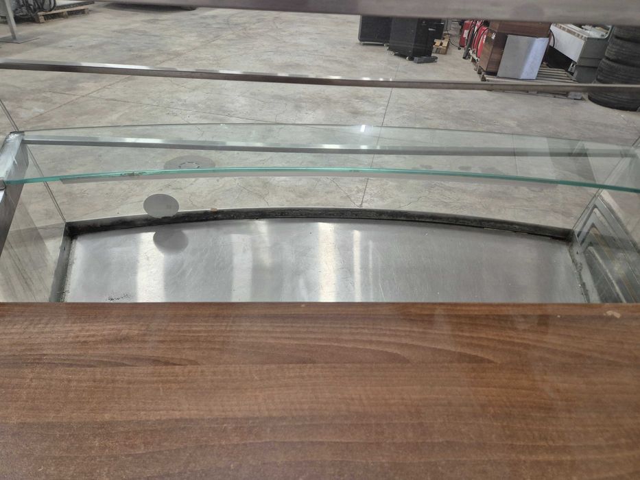 Витрина от неръждаема стомана - професионална 157см