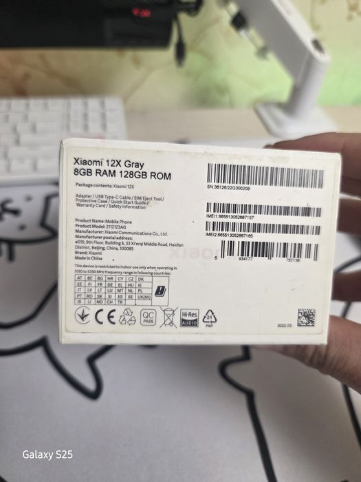 Xiaomi 12x 8/128