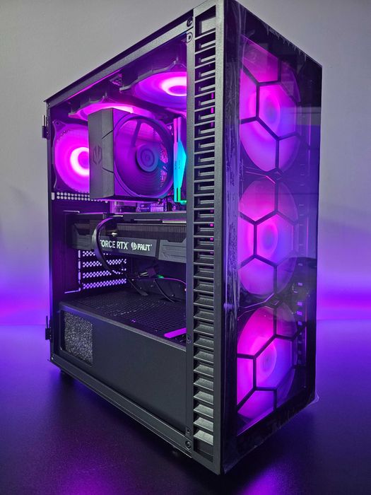 Чисто нов! RTX 5080, Ryzen 7 9800X3D, 32 GB RAM Геймърски компютър!