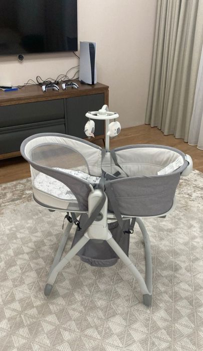 шезлонг-манеж ( люлька-качалка)