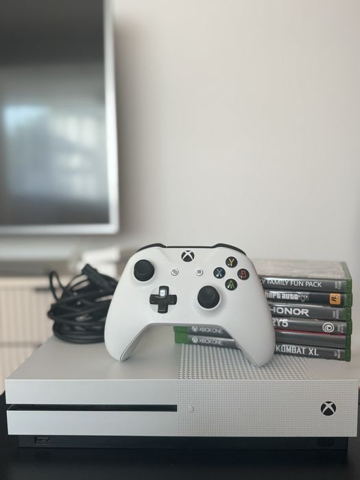 Xbox One S | Controller Wireless | 6 jocuri