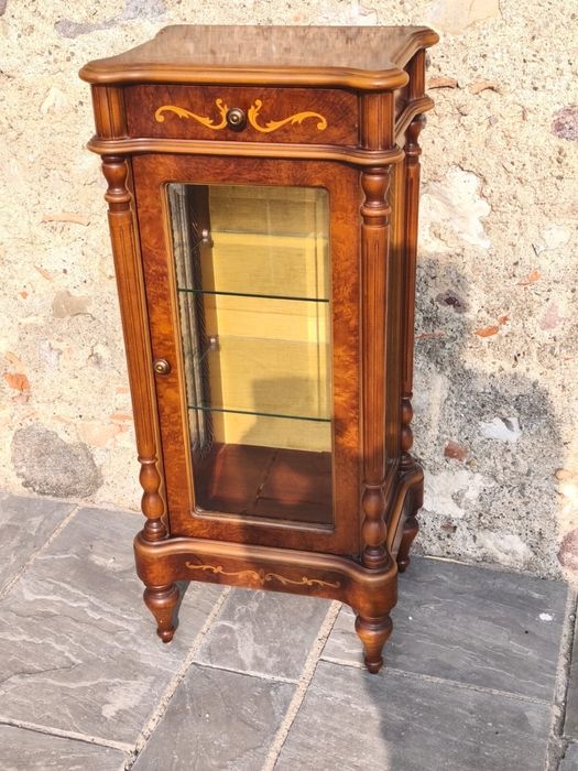 Vitrina liberty lemn intarsi