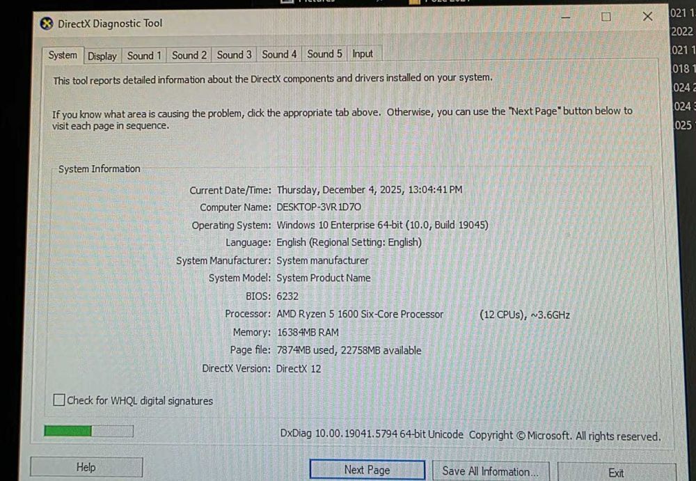 PC Calculator Gaming RX 580 XFX 8GB/ Ryzen 5 1600/ 16GB 3000Mhz ddr4