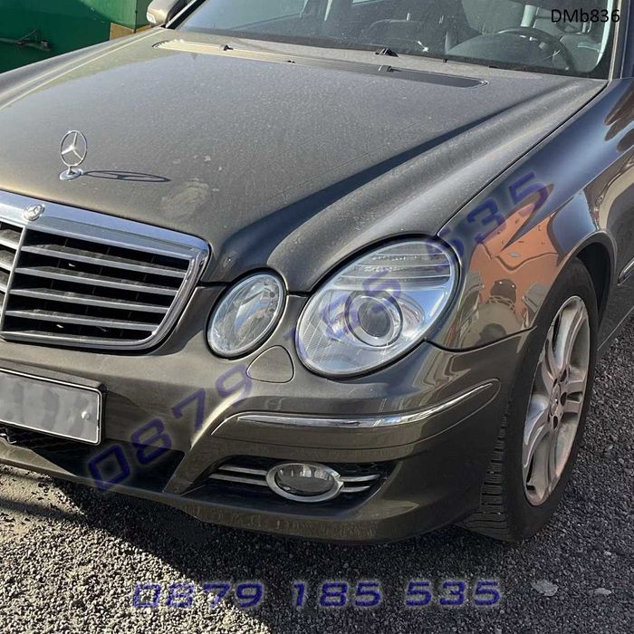 Хром лайсни предна броня рамки халогени Mercedes E W211 части мерцедес