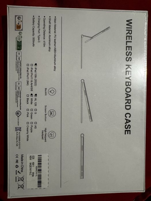 Клавиатура -чехол для iPad 10, A16.