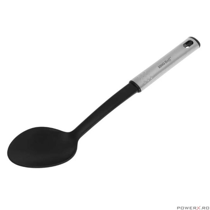 Set 6 ustensile de bucatarie, cu suport, inox-nailon, Kinghoff