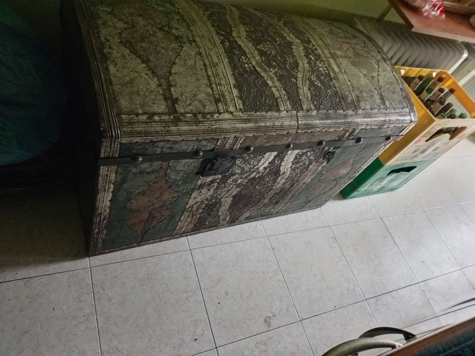 Винтидж ретро сандък уникат състояние без коментар