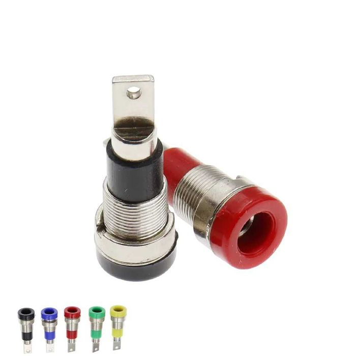 Soclu mufa banana 4mm conector banana mufa banana mama 5buc