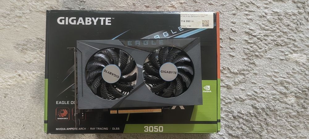 RTX 3050 Eagle, 6GB.