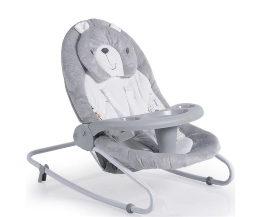 Електрическа люлка Cangaroo - Swing Star, светлосива