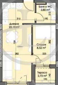 Продава се Двустаен апартамент в Пловдив, Тракия - 51 кв.м за 681 €/кв.м - Снимка #2
