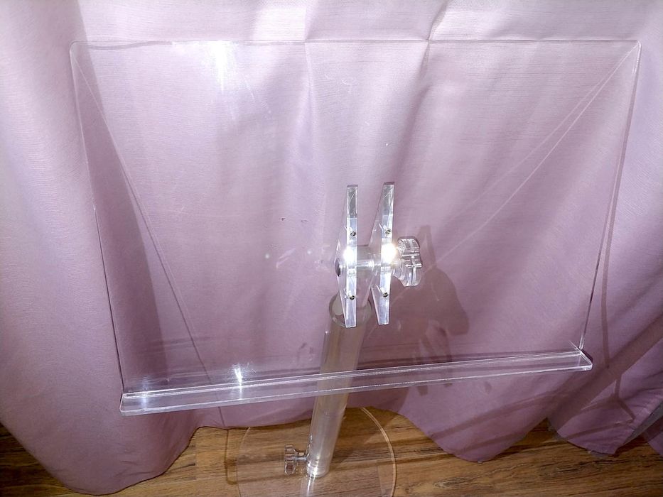 Stand pupitru podium stativ plexiglas acrilic înălțime unghi reglabile