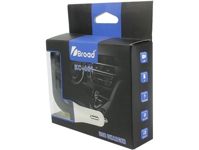 Трансмитер за кола 4в1 с Дигитален дисплей, ФМ радио, Блутут приемник