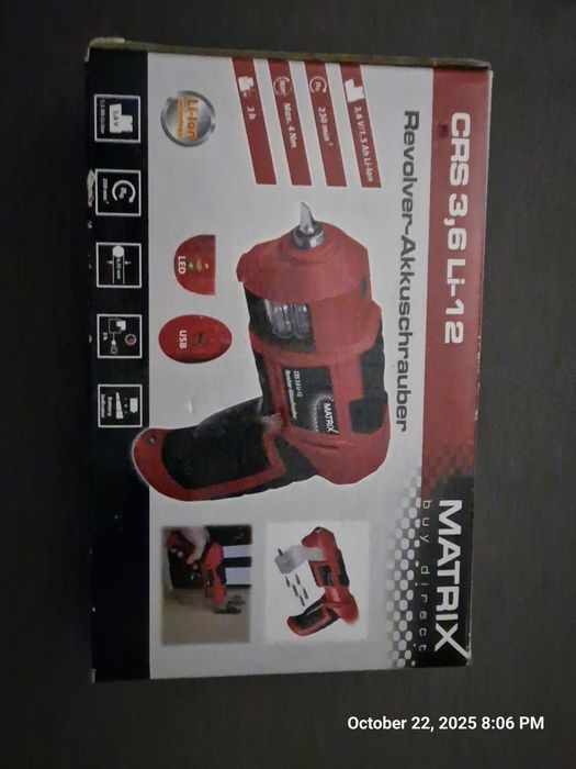 Șurubelniță cu acumulator Li-ion