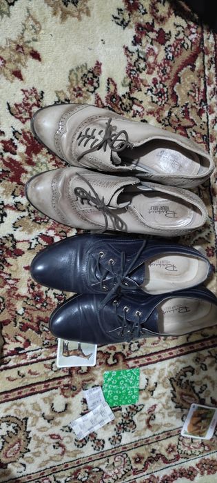 Ботильоны кожаные,  размер 37.б/у