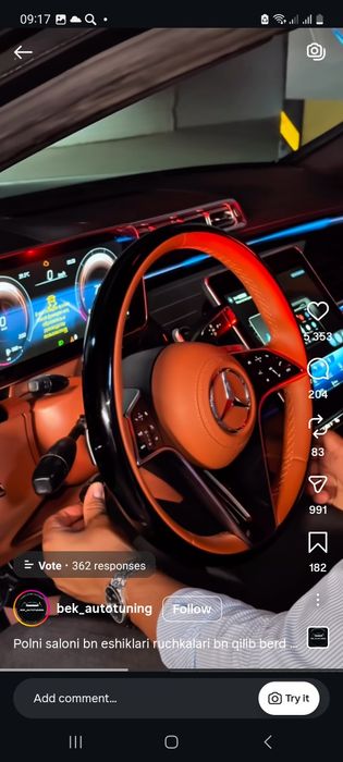 Mersedes-bens  s350 w221dan 223  qilingan