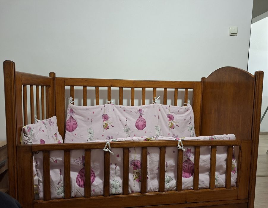 Pătuț bebe din Lemn Masiv