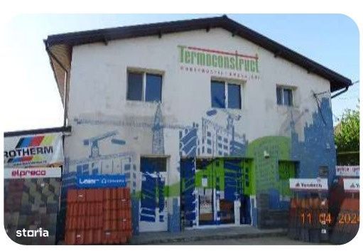 Spatiu comercial/depozit + birouri, 287 mp, teren 1.700 mp - Sanandrei