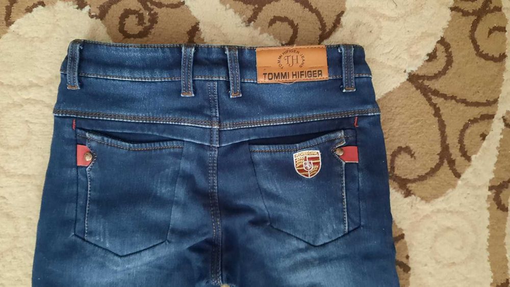 Джинсы с начесом