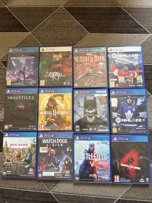 PS4 от7000до12000тенге. Продам или обменяю