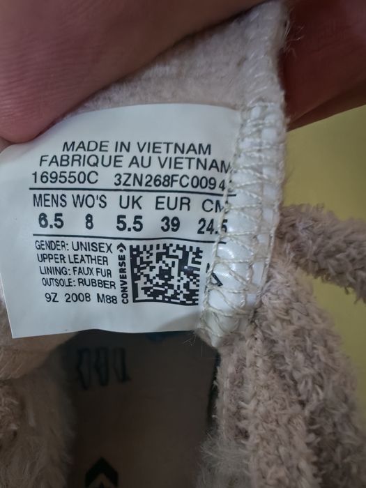 Converse Chuck Taylor ghete tenesi 39