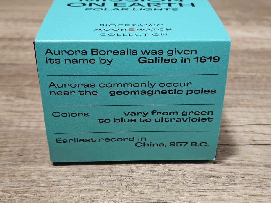 Omega X Swatch Mission on Earth - Polar Lights