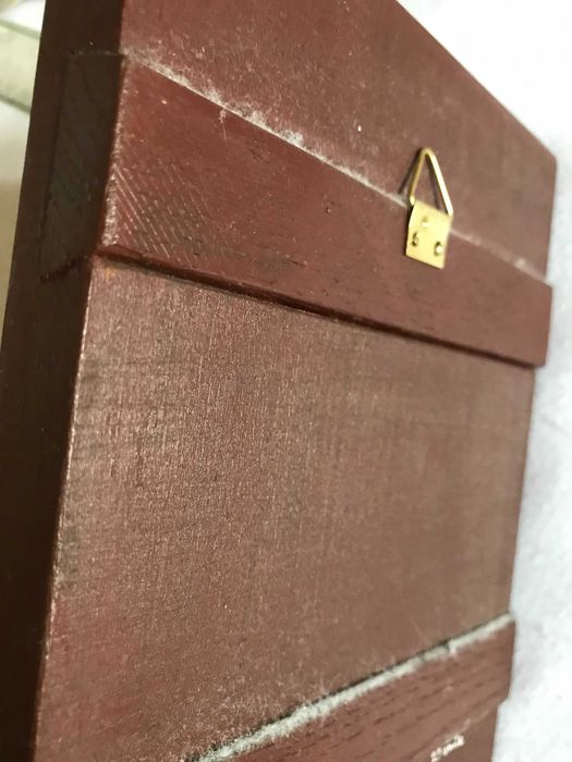 Icoana pictata pe lemn cu foita de aur - Maica Domnului 16x21 cm