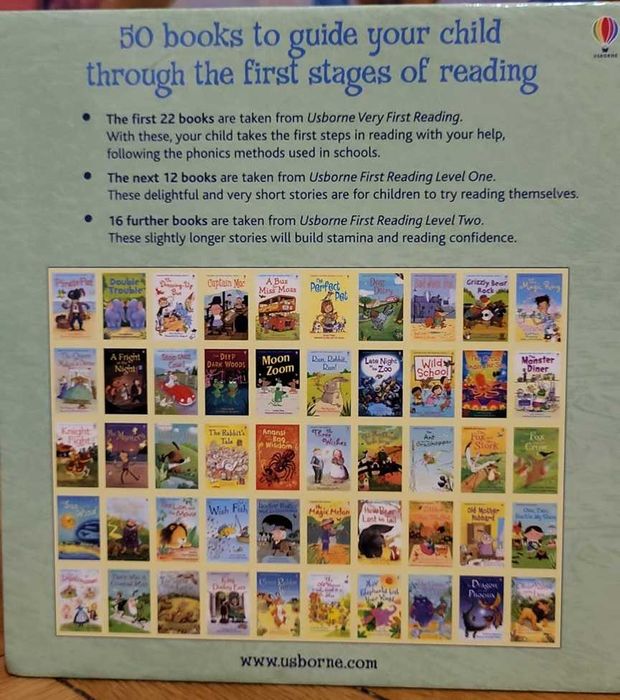 Usborne My First Reading Library - set 50 carti editia 2014