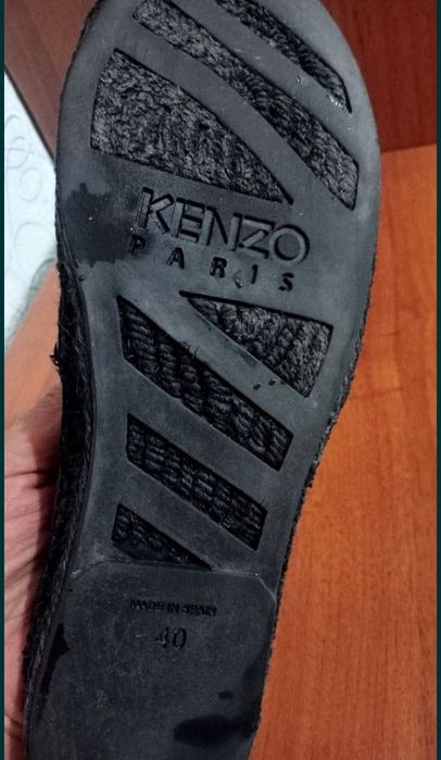 Оригинальные кожаные эспадрильи KENZO
