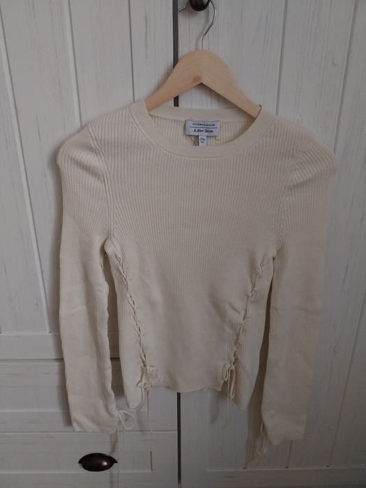 Вълнена блуза & Other Stories цвят екрю