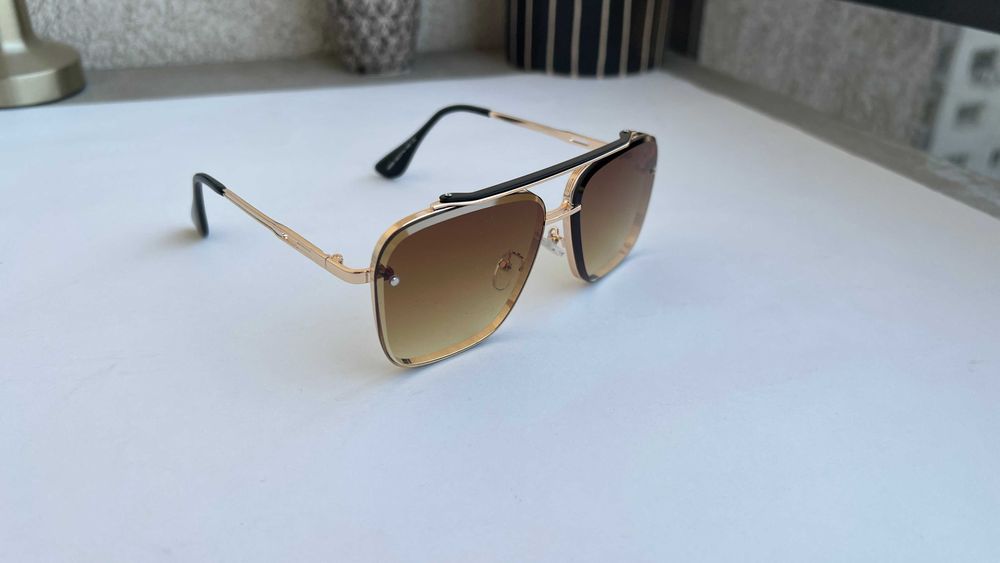 Ochelari de soare Dita Mach Six - Rama aurie Lentile maro degrade