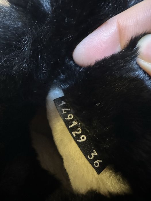 Оригинални ботуши с естествена вата и пух Baldinini Trend, 37