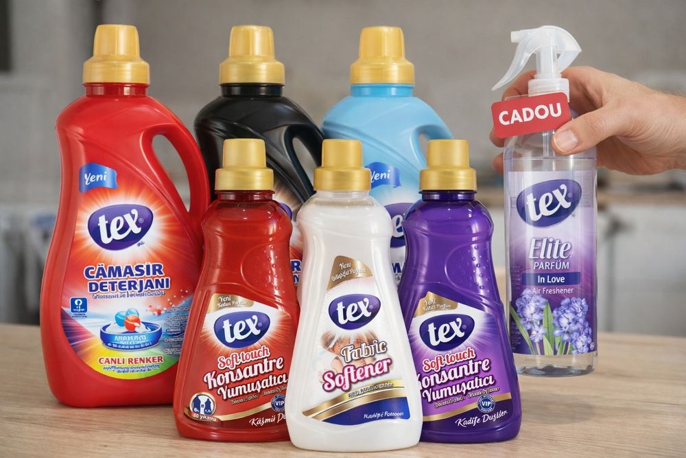 Pachet rufe 3 detergenti + 3 balsamuri CADOU spray textil