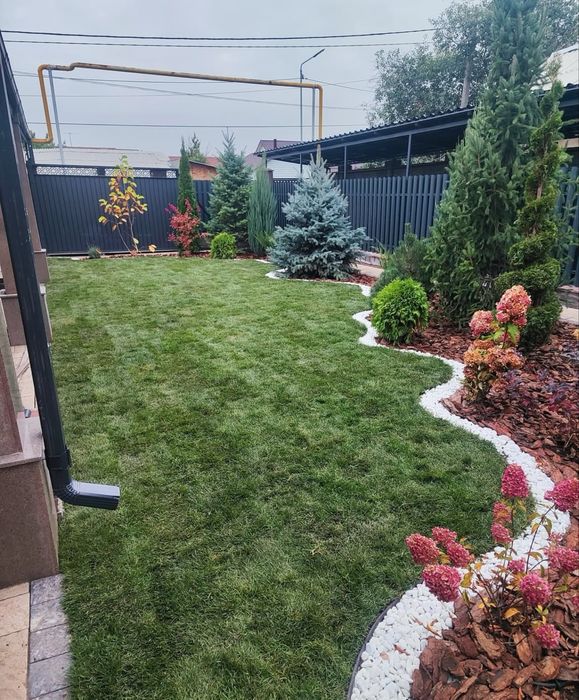 Газон автополив ланшафтный дизайн