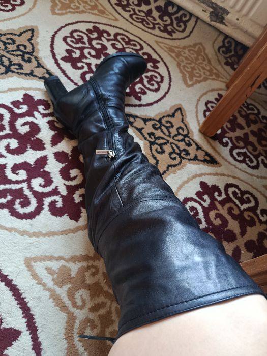 Продам ботфорты нат.кожа