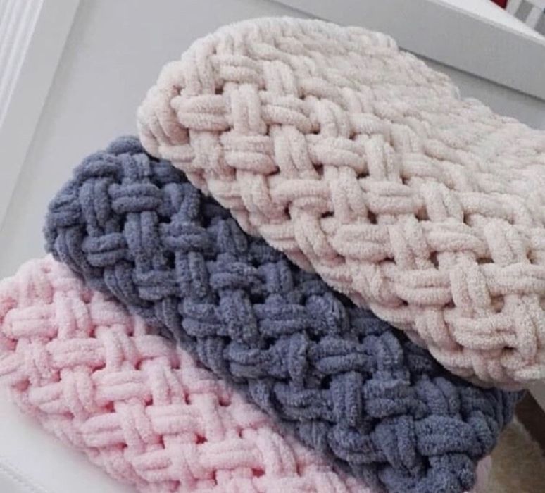 Изготовление пледов Alize Puffy