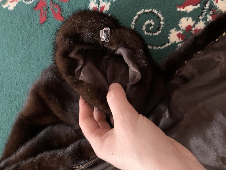 Haina blana naturala vizon / nurca S/M