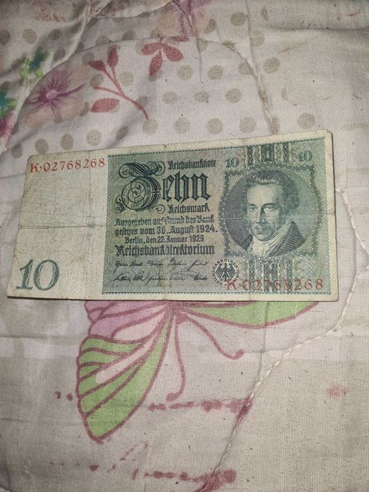 Bancnota veche din Germania