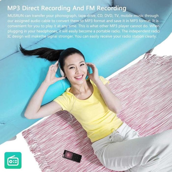 MP3 плейър с Bluetooth 5.0