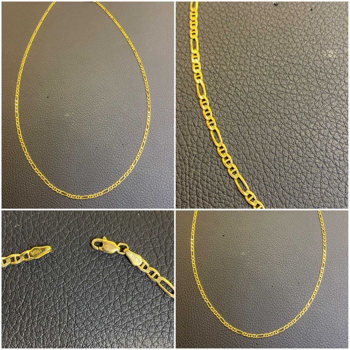 Златен Ланец синджир златни обеци  ланче 14 к 585 gold zlato zlatni