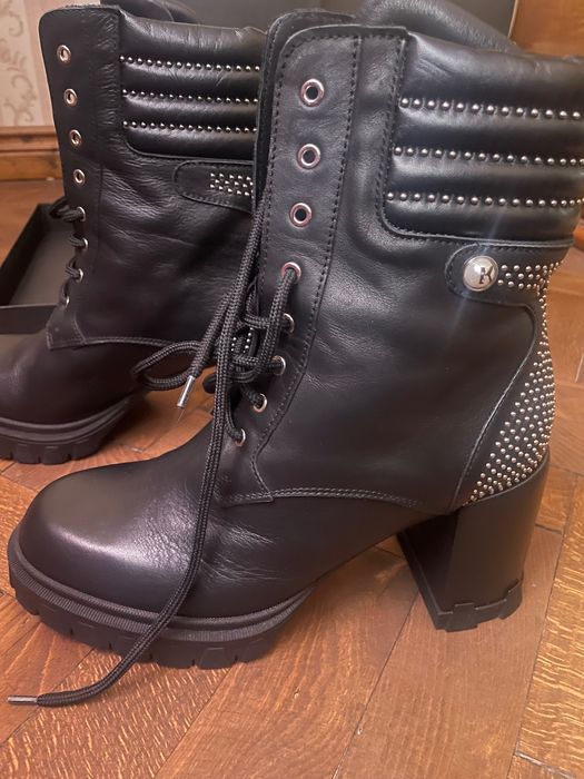 Кожени боти Karl Lagerfeld