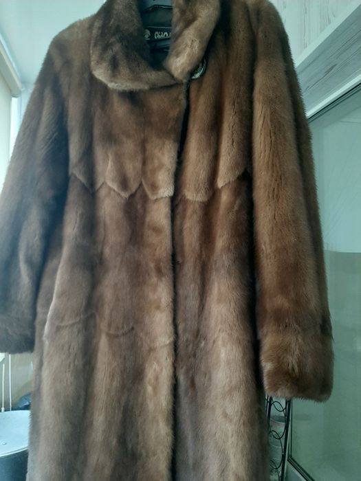 Норковая шуба длинная