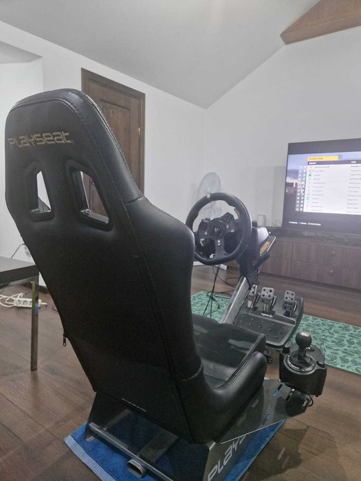 Logitech Scaun + Volan G920 + schimbator / stare excelenta